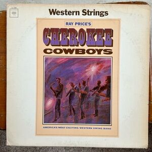 Ray Price’s Cherokee Cowboys Vintage Western Strings Vinyl LP Record